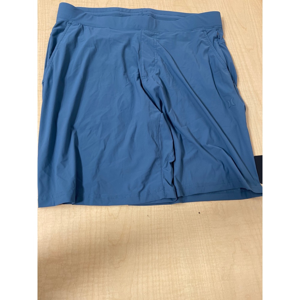 Hurley Mens Hybrid Shorts Blue Mesh Lined Zipper Pockets HFA25VMB-18900 Medium